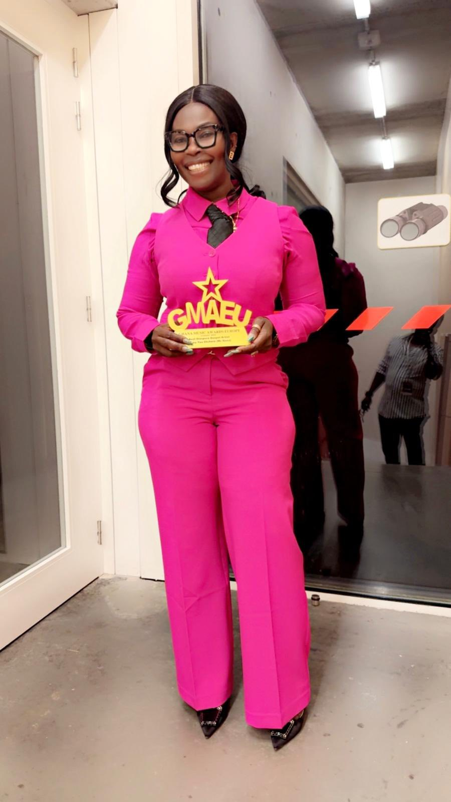 Mz Nana Wins Best Diaspora Gospel Artiste At Ghana Music Awards Europe 2025