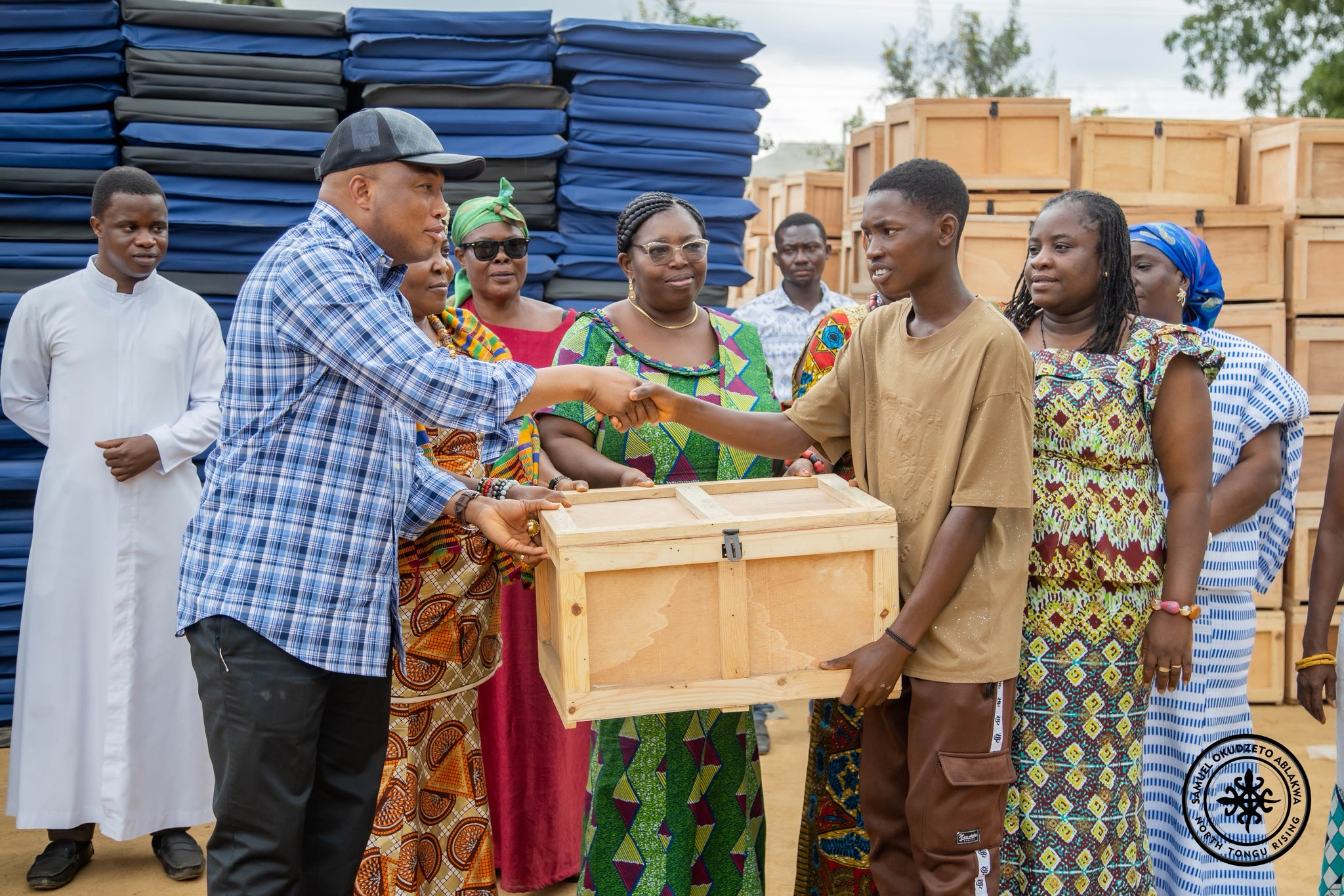 Hon. Okudzeto Ablakwa Provides Free Mattresses & Chop Boxes For 2,207 Fresh SHS Students