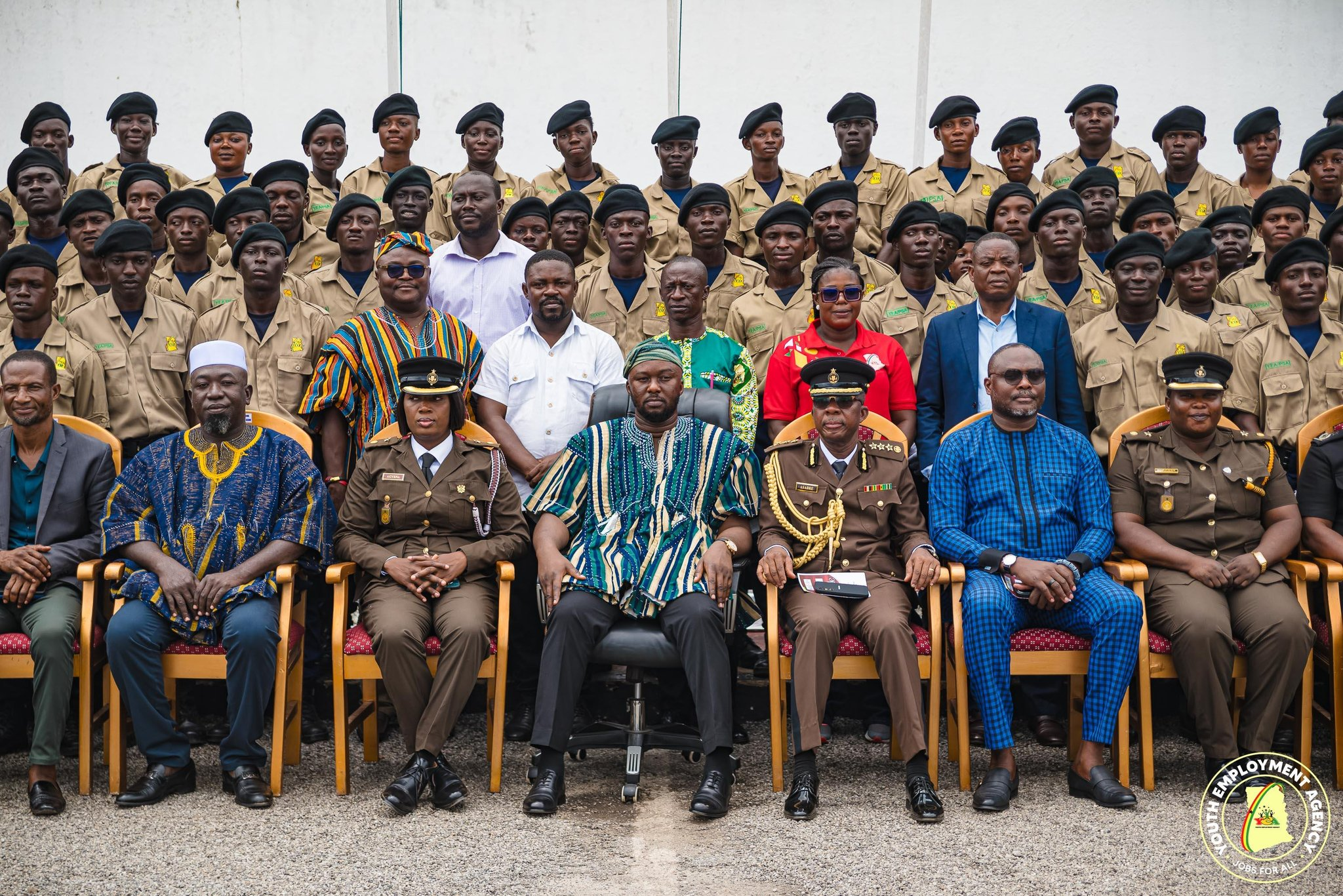 YEA, Ghana Prisons Service Pass Out First Batch Of Prison Assistants