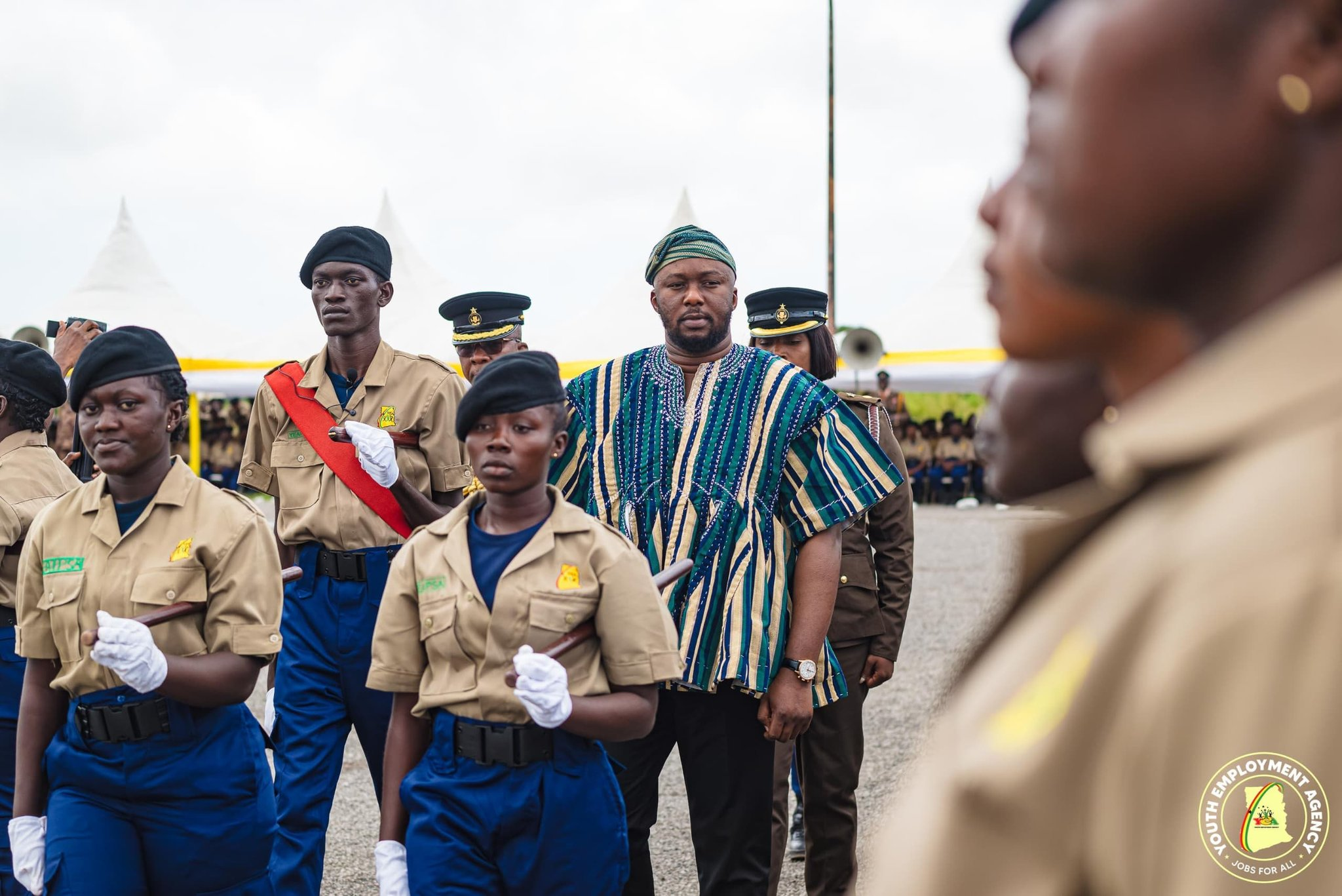 YEA, Ghana Prisons Service Pass Out First Batch Of Prison Assistants