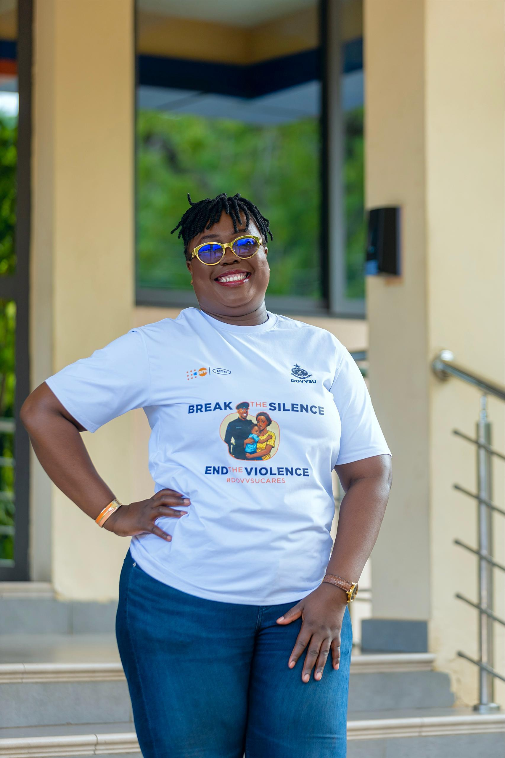 DOVVSU Director, ACP Owusuwaa Kyeremeh Visits Ambassador And Gospel Artist Ewura Abena