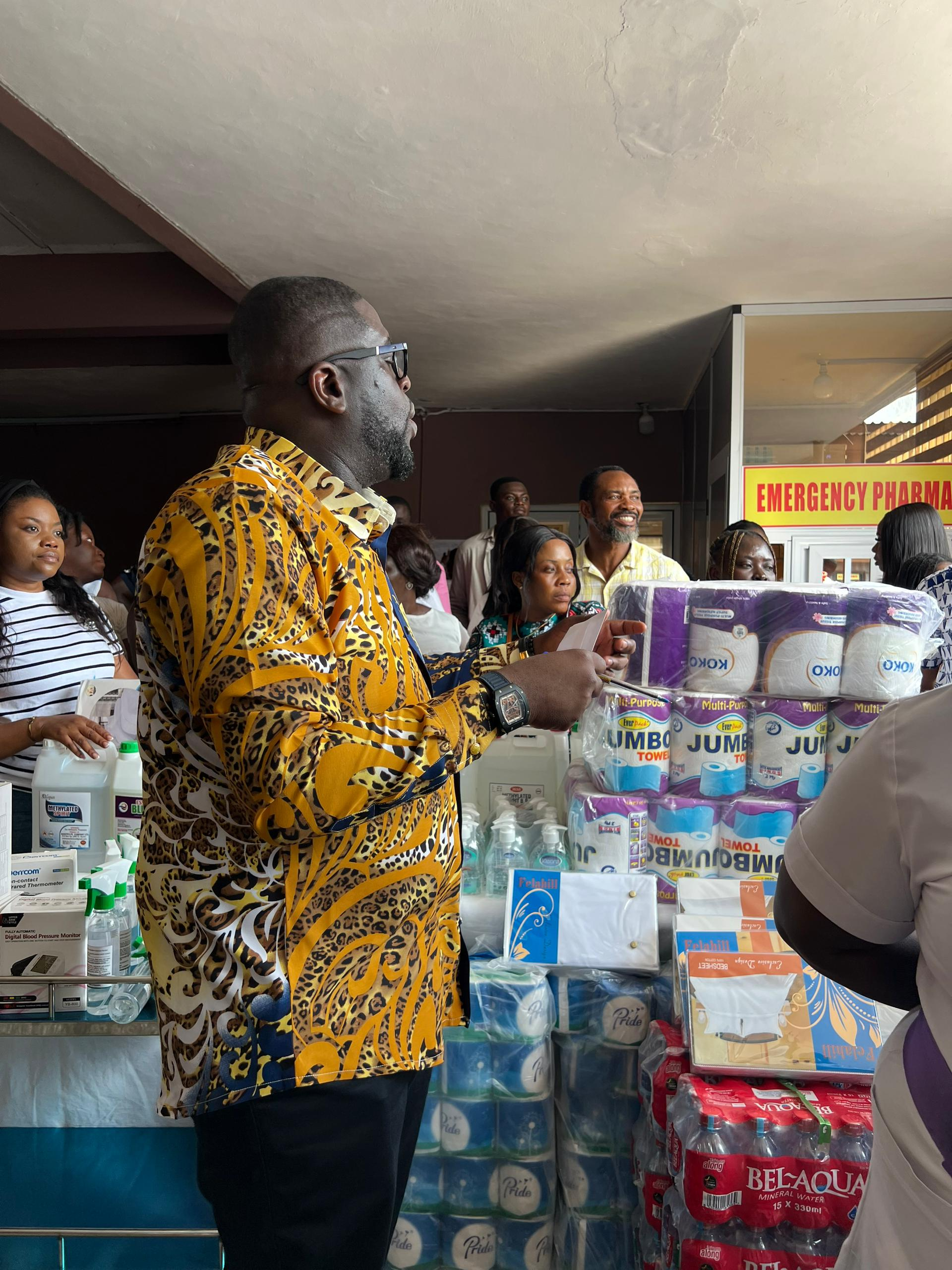 Apostle Selasie Addae Marks Birthday With Generous Donation To Mamprobi Polyclinic