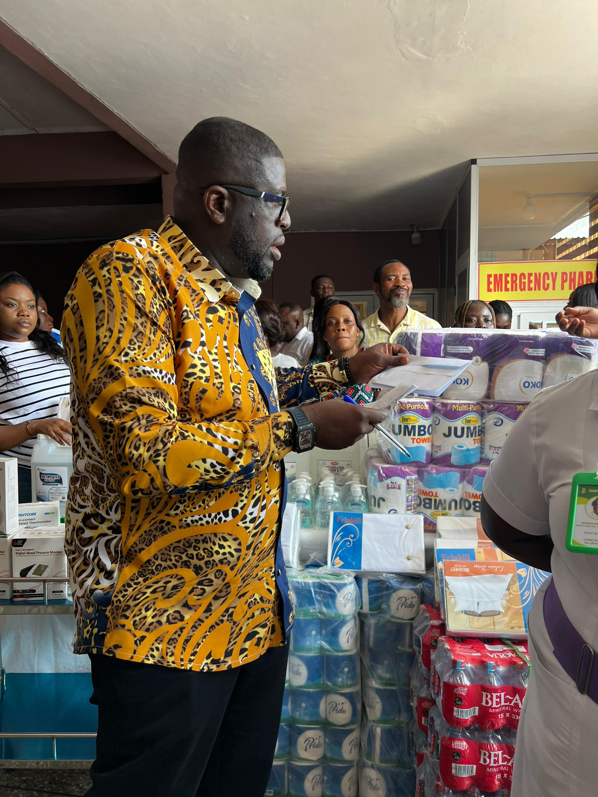 Apostle Selasie Addae Marks Birthday With Generous Donation To Mamprobi Polyclinic