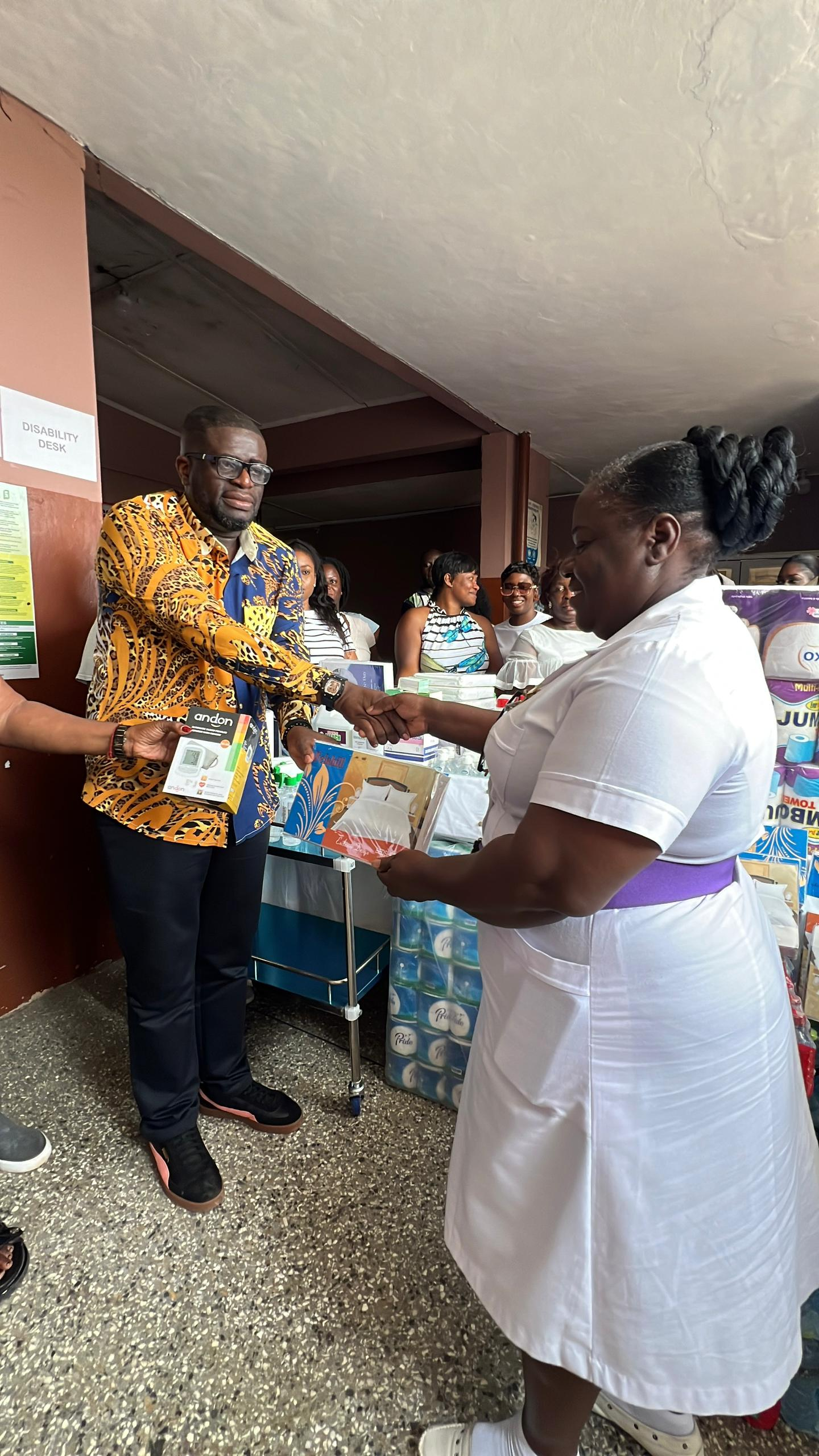 Apostle Selasie Addae Marks Birthday With Generous Donation To Mamprobi Polyclinic