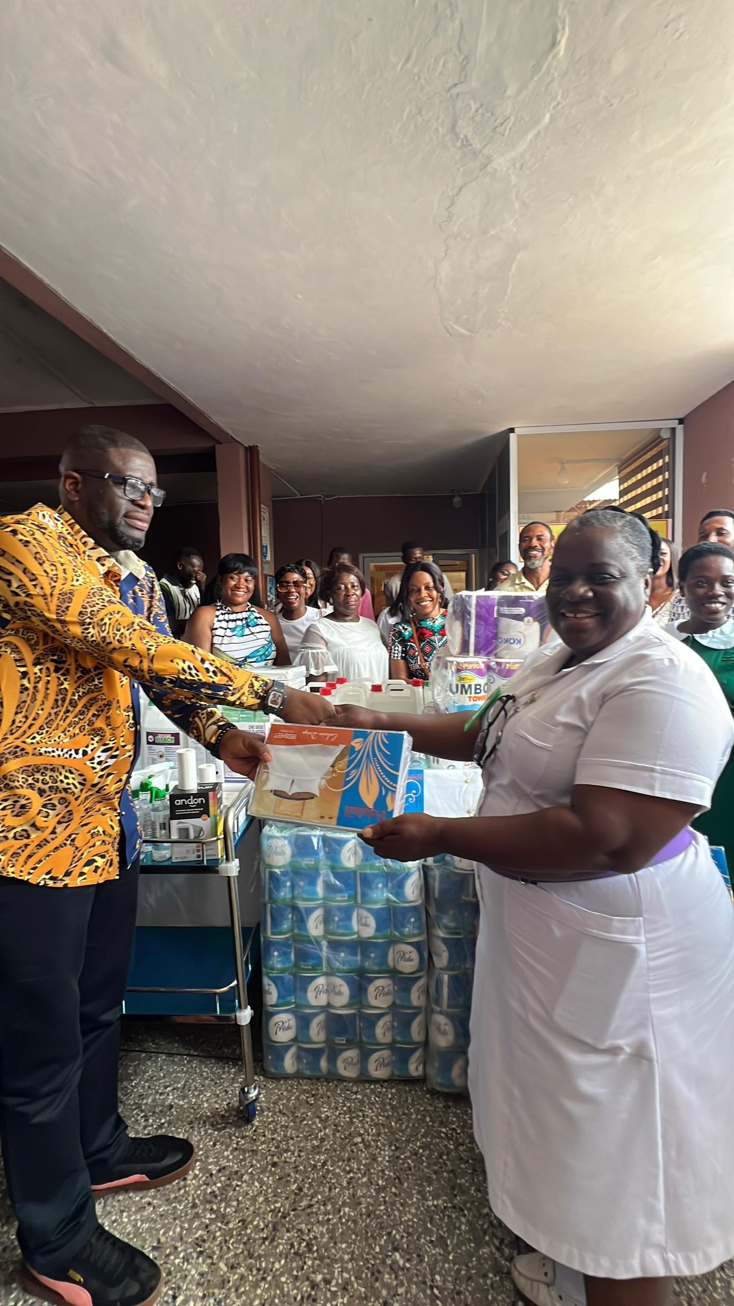 Apostle Selasie Addae Marks Birthday With Generous Donation To Mamprobi Polyclinic