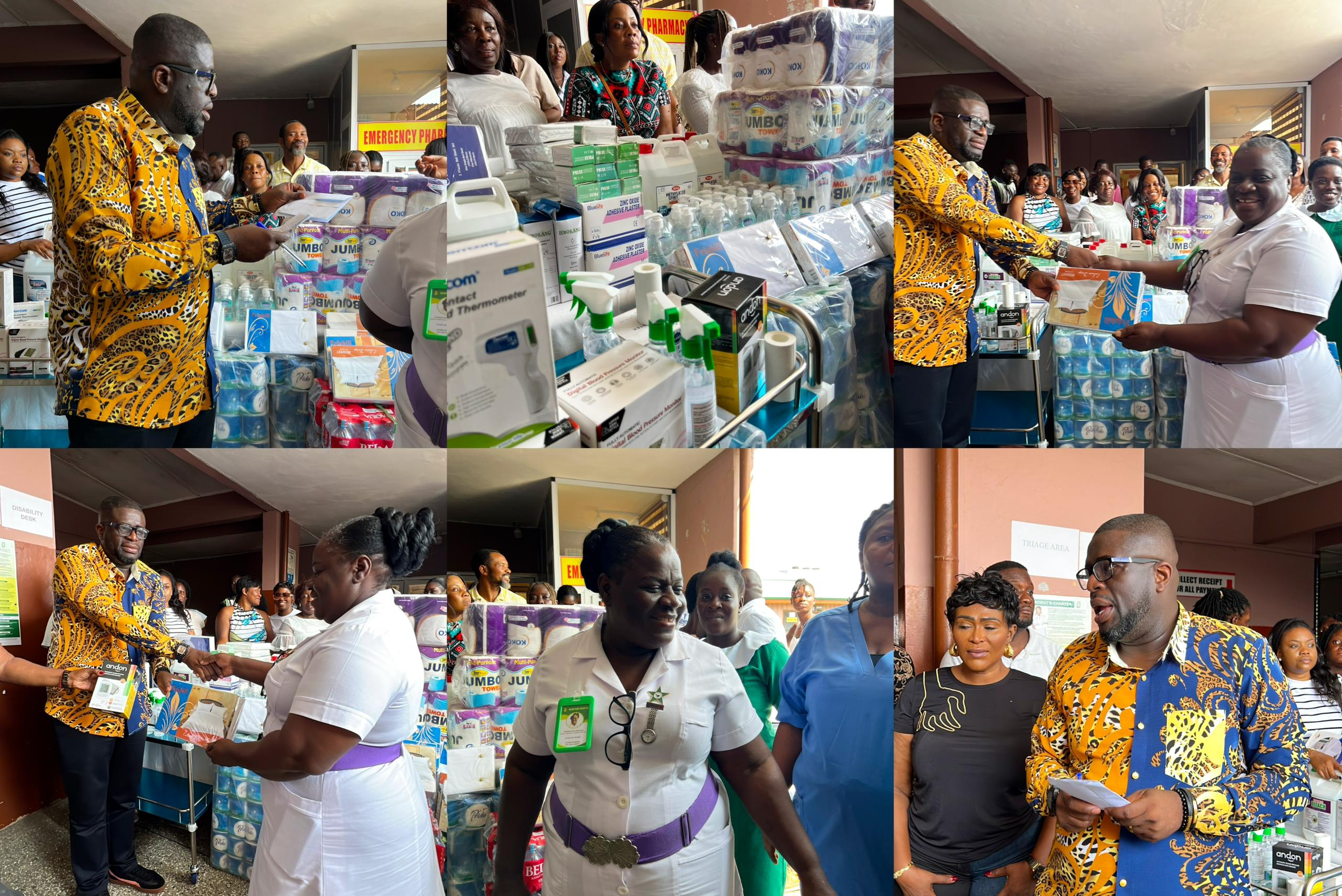 Apostle Selasie Addae Marks Birthday With Generous Donation To Mamprobi Polyclinic