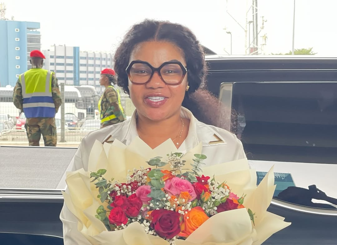 Gospel Star Empress Gifty Touches Down In Ghana