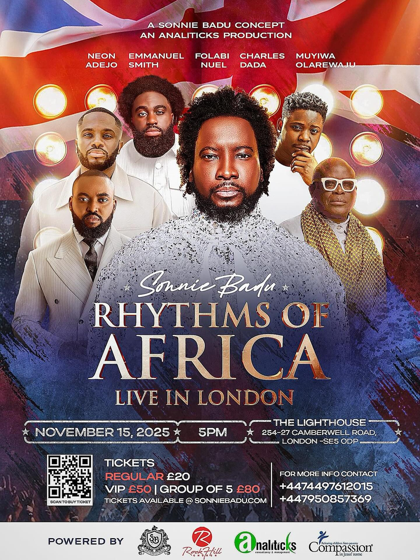 Sonnie Badu Set To Ignite London With “Rhythms of Africa” Concert On November 15