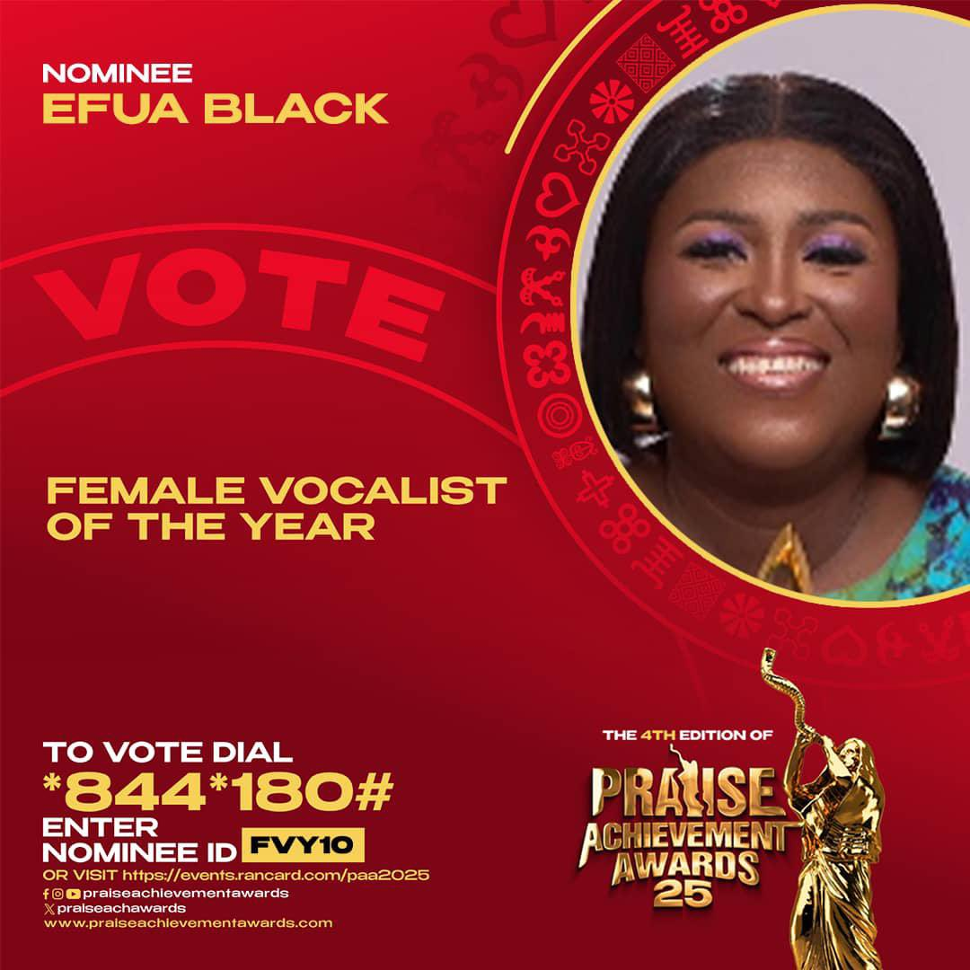 Efua Black Bags Four Nominations At The 2025 Praise Achievement Awards