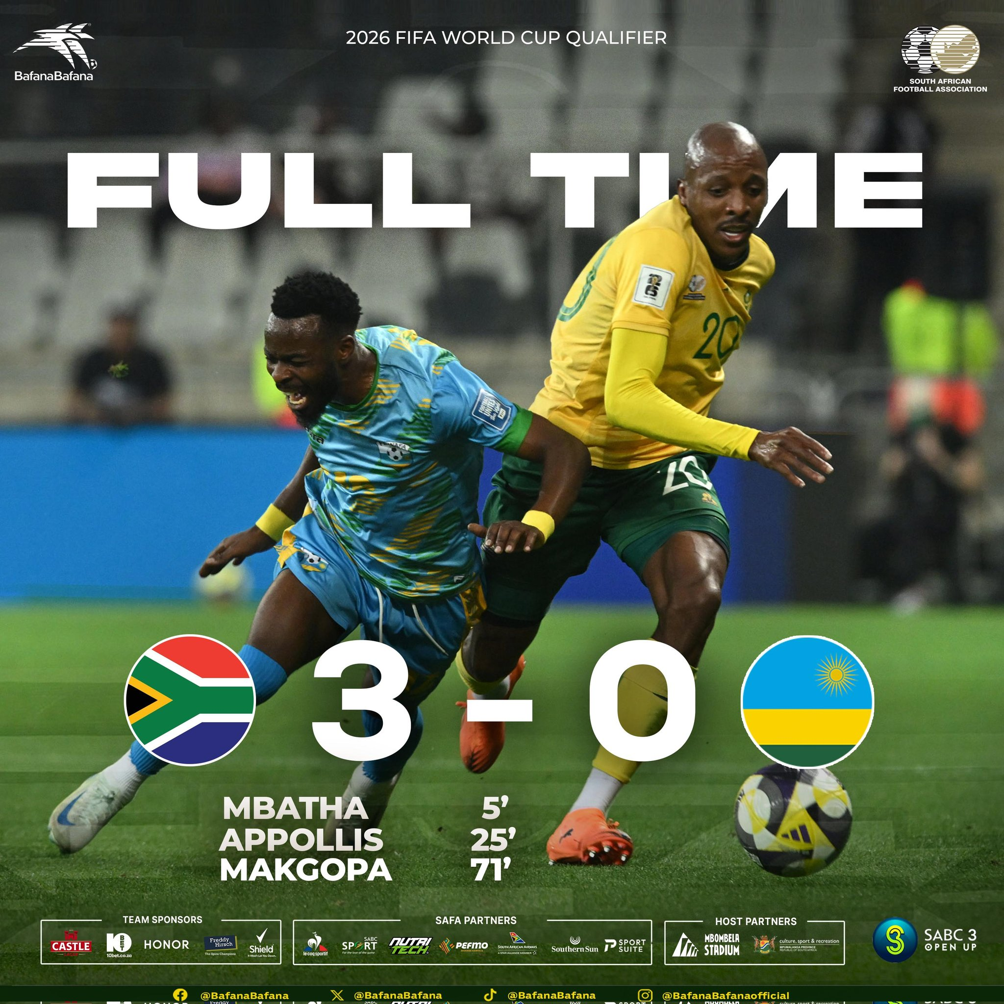 South Africa Beat Nigeria To Qualify For The World Cup