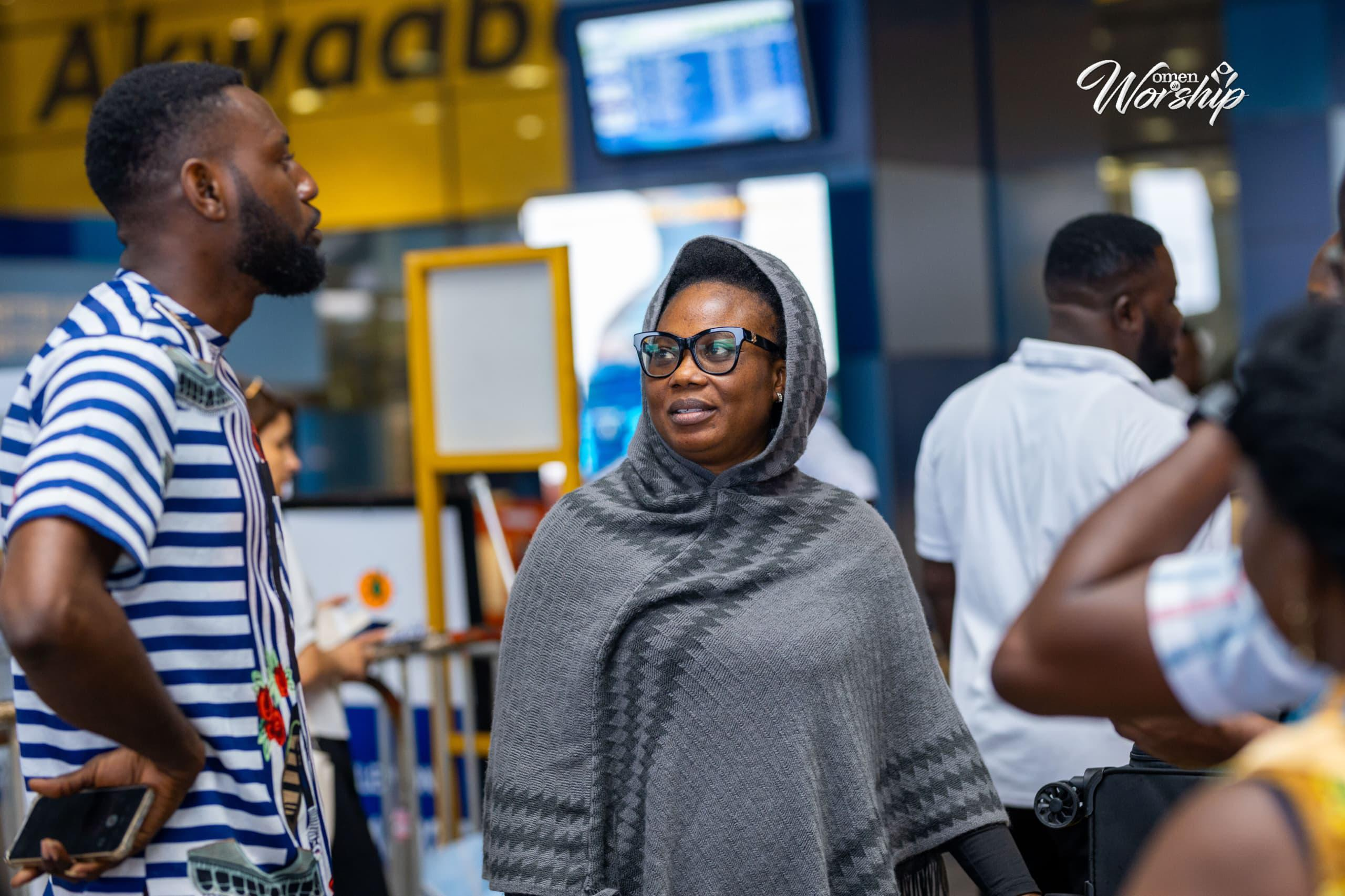 Ewura Abena Arrives In Ghana Ahead Of Women In Worship Event