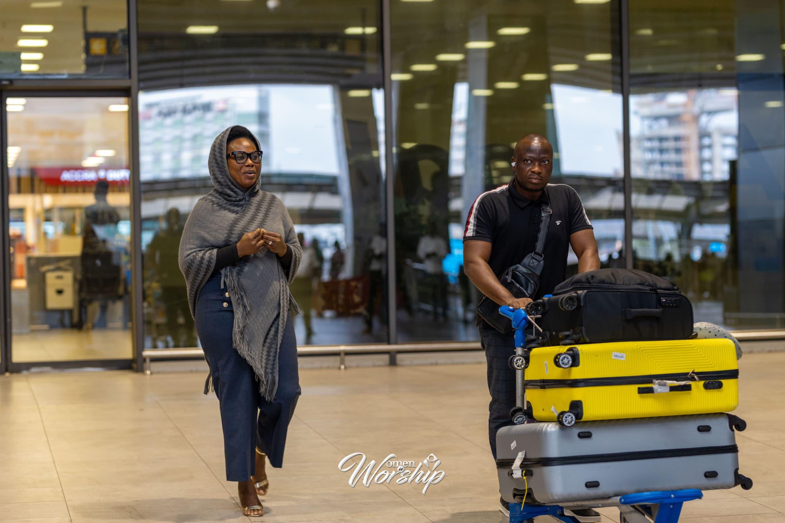Ewura Abena Arrives In Ghana Ahead Of Women In Worship Event