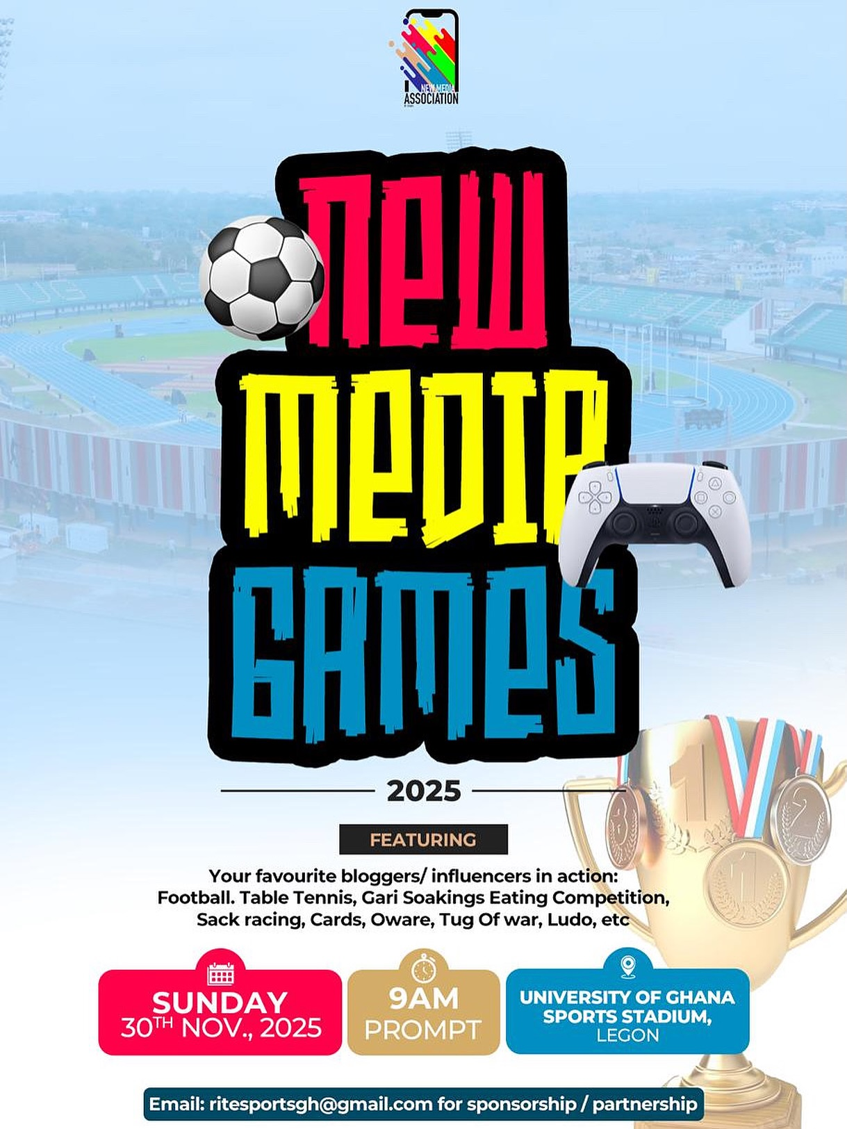New Media Association Of Ghana Hosts First-Ever New Media Games 2025