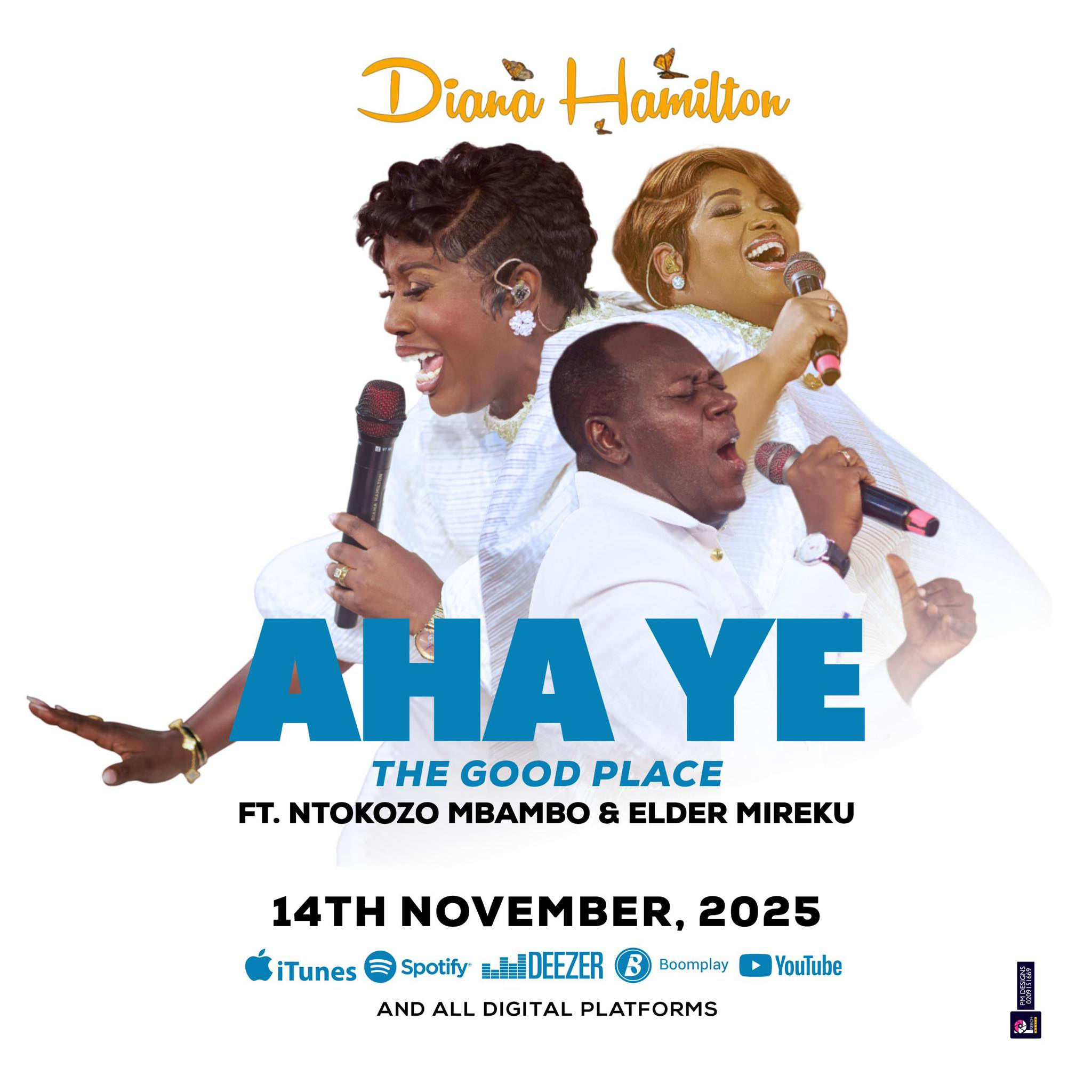 Diana Hamilton Announces New Single “Aha Ye (The Good Place)” Featuring Ntokozo Mbambo & Elder Mireku