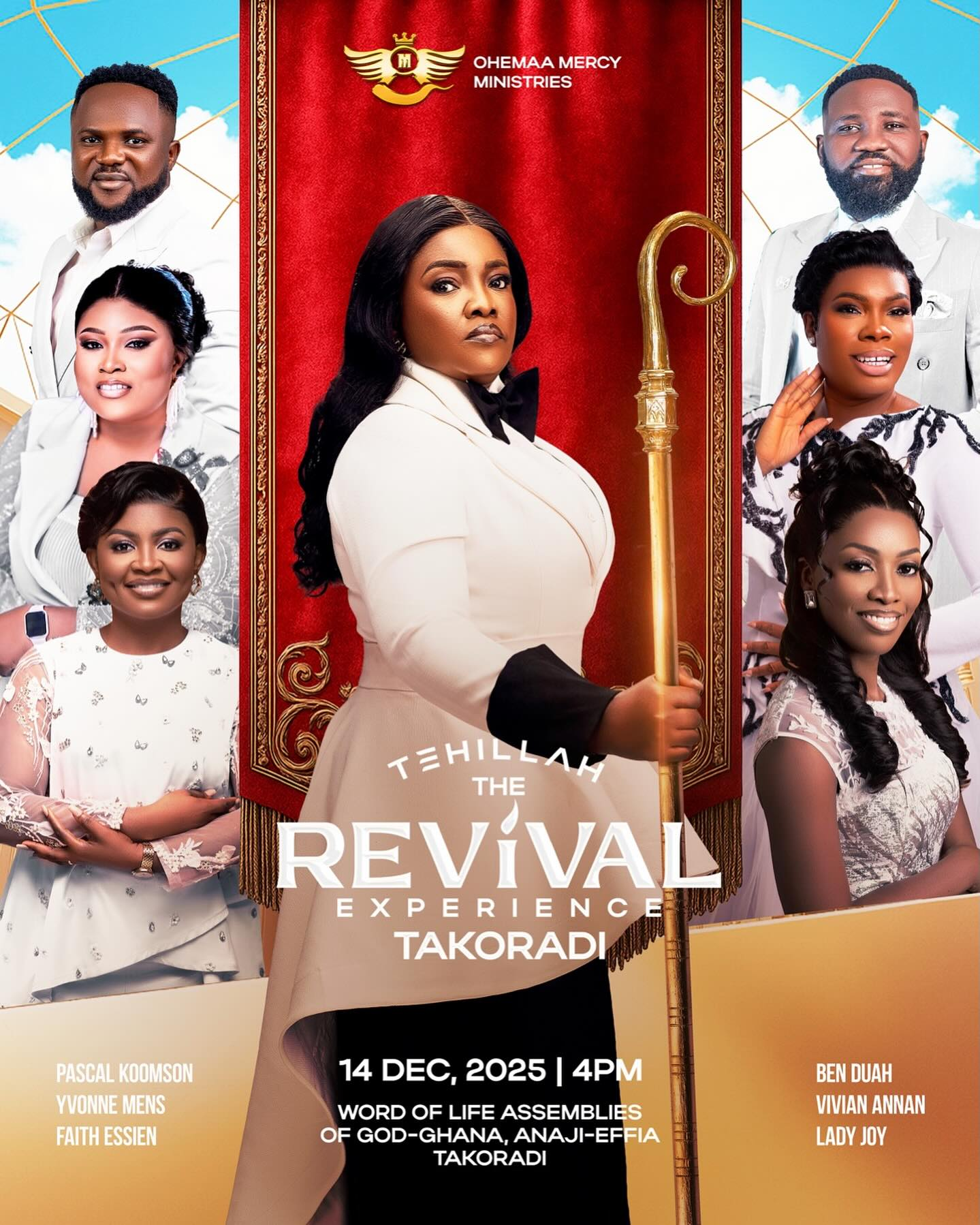 Ohemaa Mercy Ministries Announces Tehillah: The Revival Experience in Takoradi