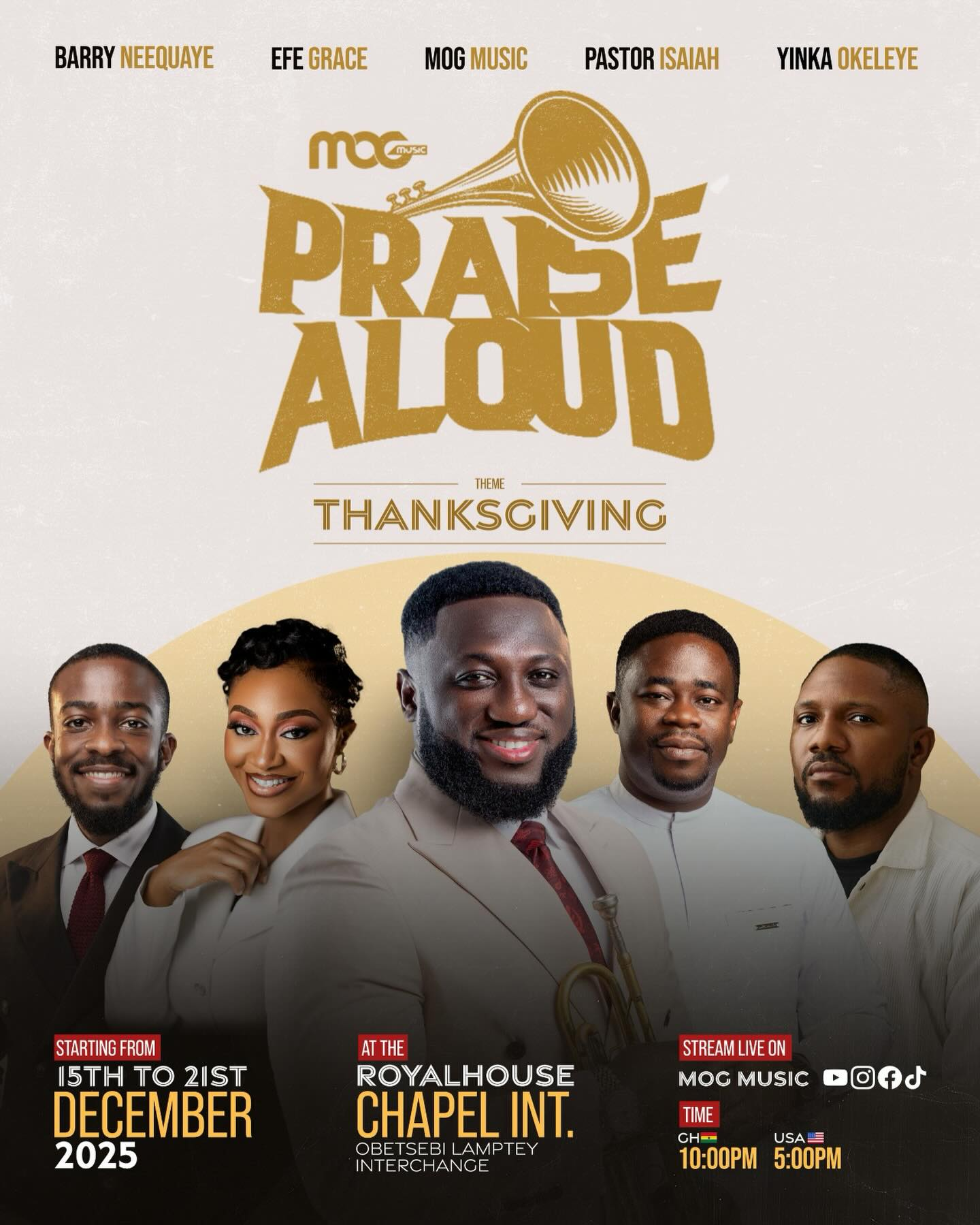 MOGmusic Announces “Praise Aloud 2025” — A Week Of Thanksgiving And Powerful Worship