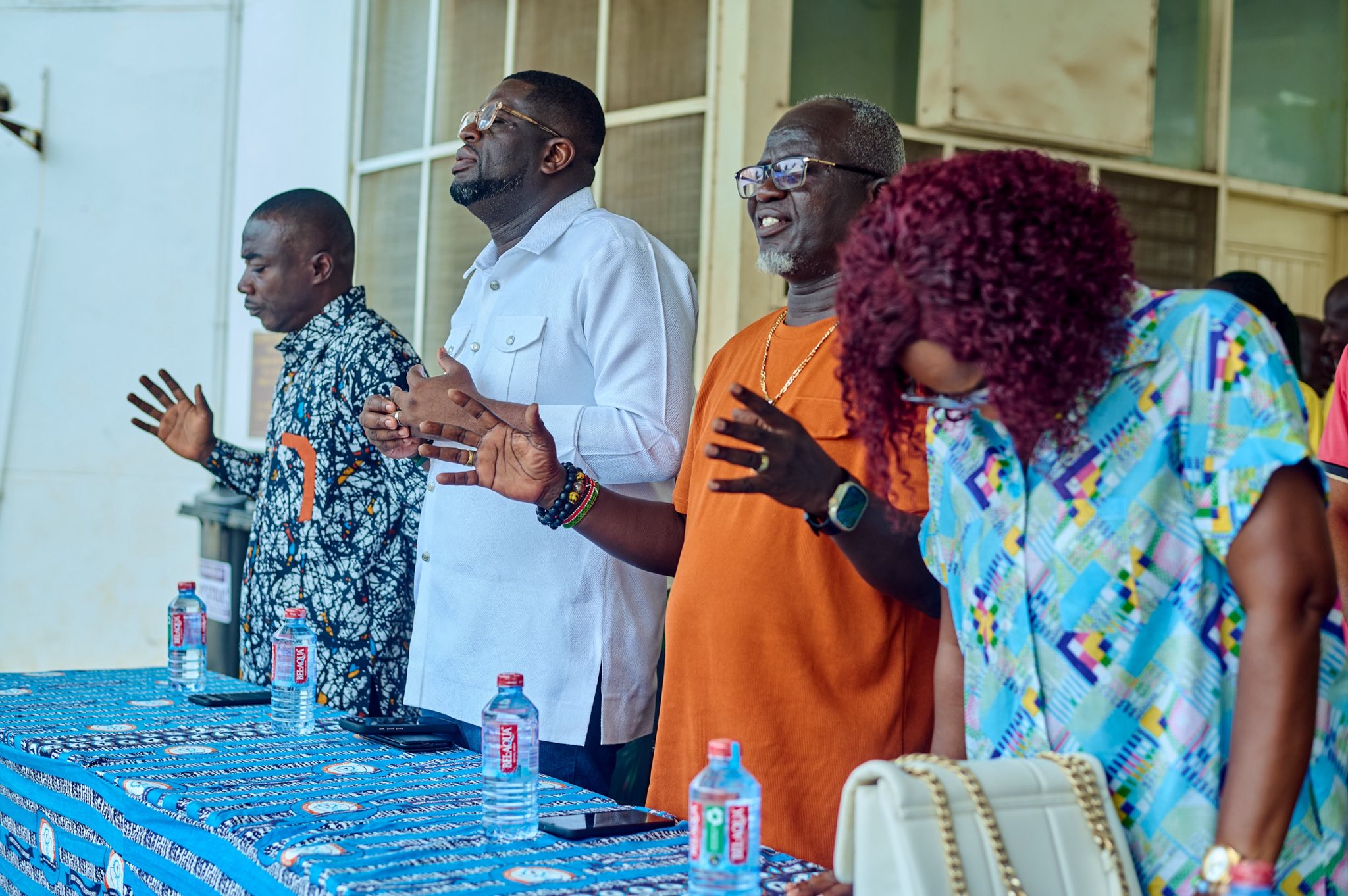 Apostle Selasie Addae Together With Apostolic Empowerment Ministries Donate To New Century Technical Institutes In Dansoman