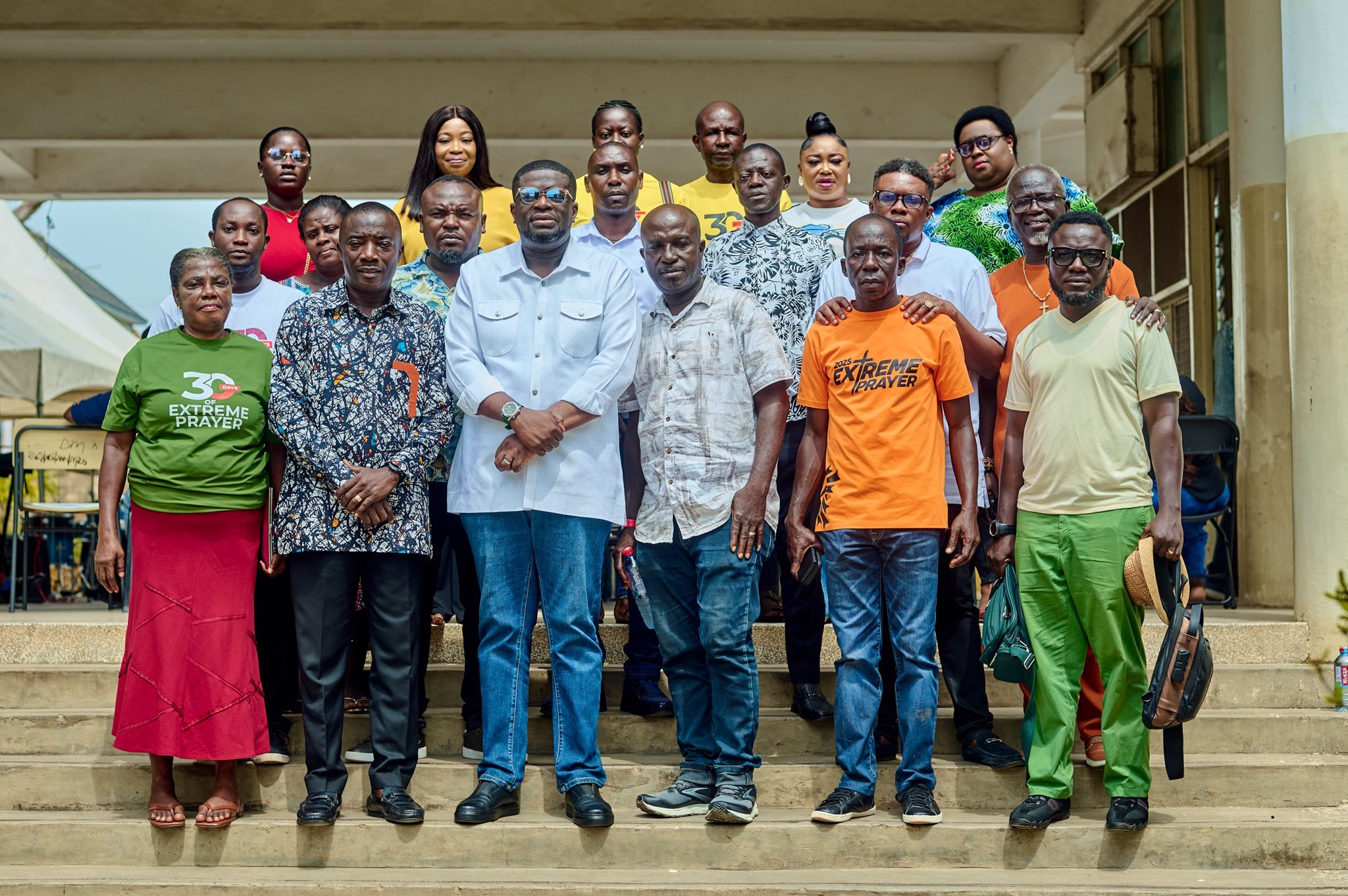 Apostle Selasie Addae Together With Apostolic Empowerment Ministries Donate To New Century Technical Institutes In Dansoman