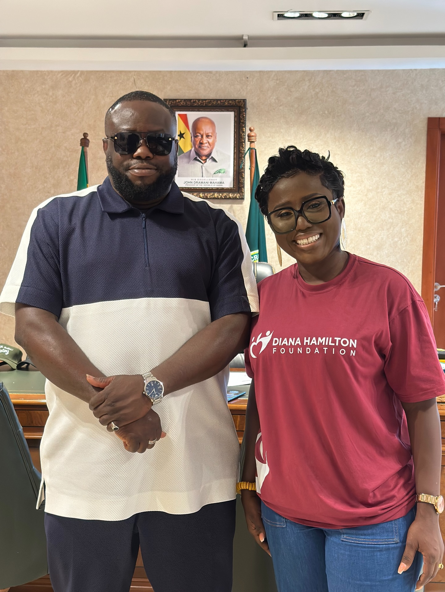 Gospel Musician Diana Hamilton Feeds Over 450 Schoolchildren at Bukom Park