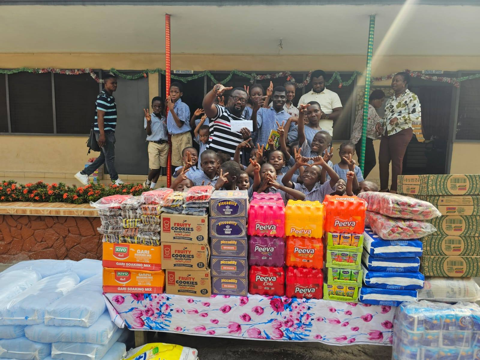Gospel Music Duo Willie And Mike Make Donation To Kumasi Children’s Home