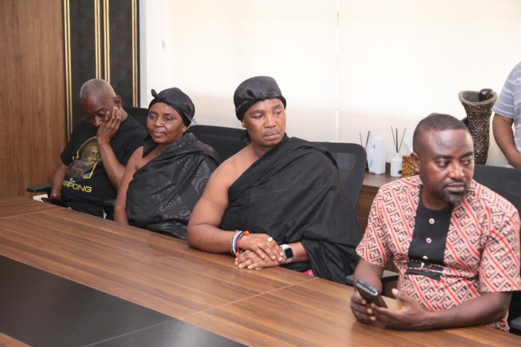 Family Of Late Gospel Icon Yaw Sarpong Visits Tourism Ministry
