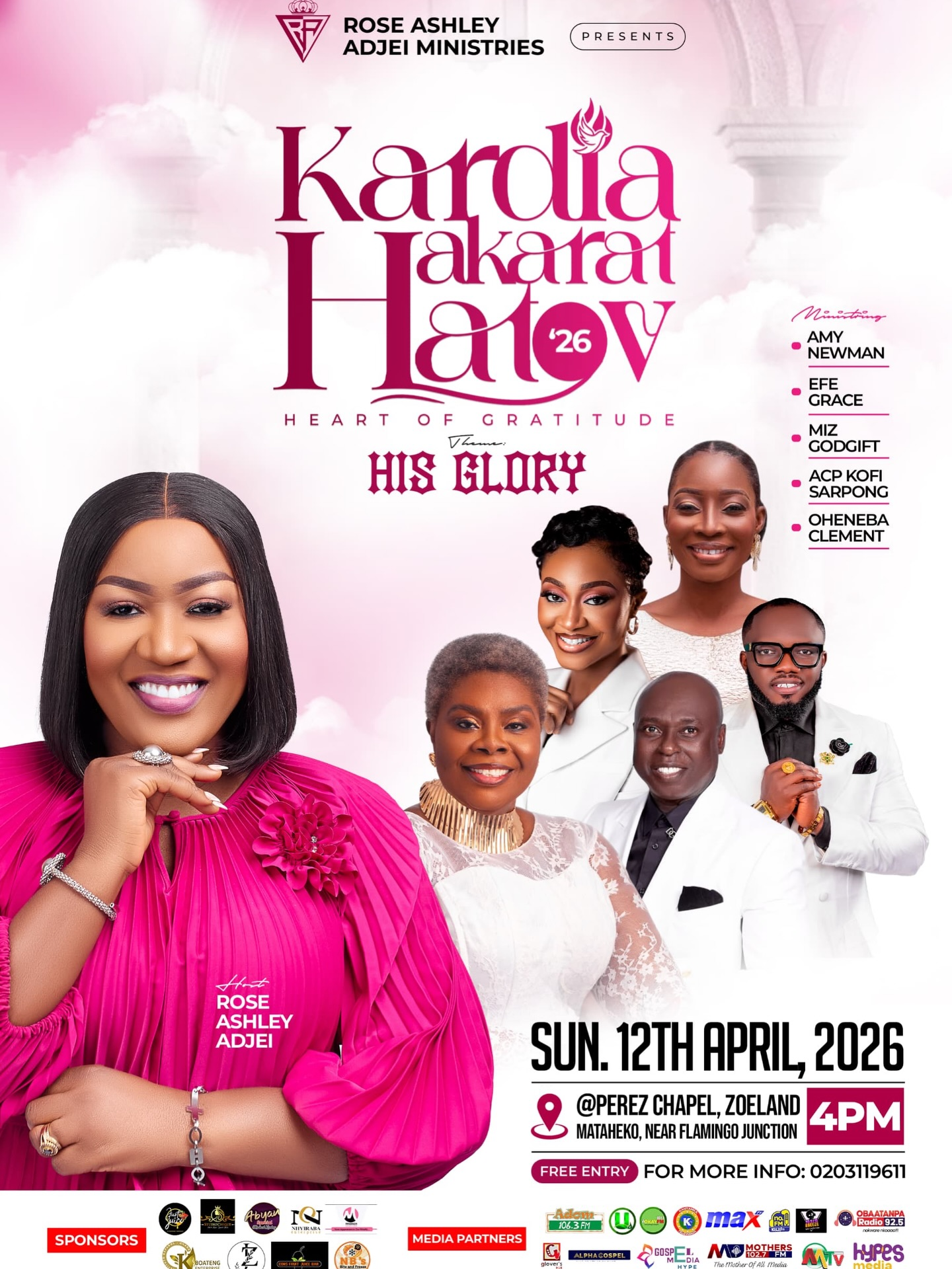 Rose Ashley Adjei Is Set To Host ''Kardia Lakarat Haty ’26'' On April 12, 2026