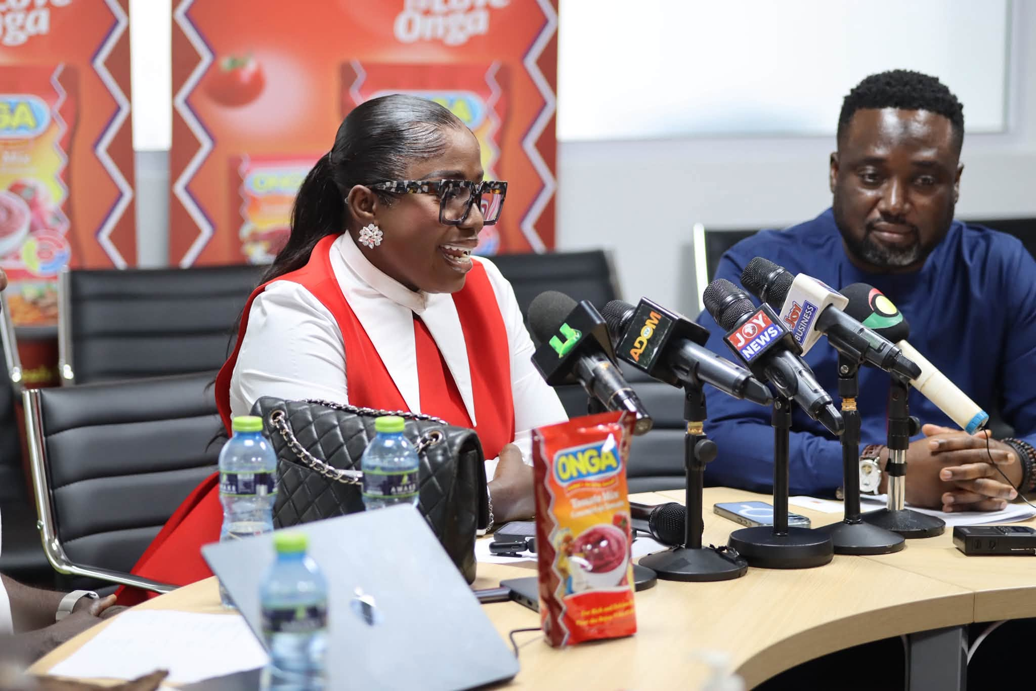 Diana Hamilton Unveiled as Brand Ambassador for Promasidor Ghana Limited's ONGA Tomato Mix