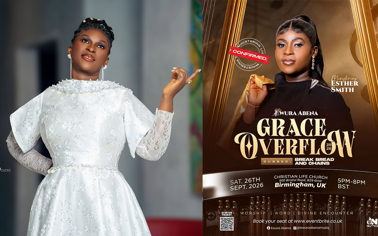 Esther Smith Joins Artistes Performing at Grace Overflow 2026 with Ewura Abena