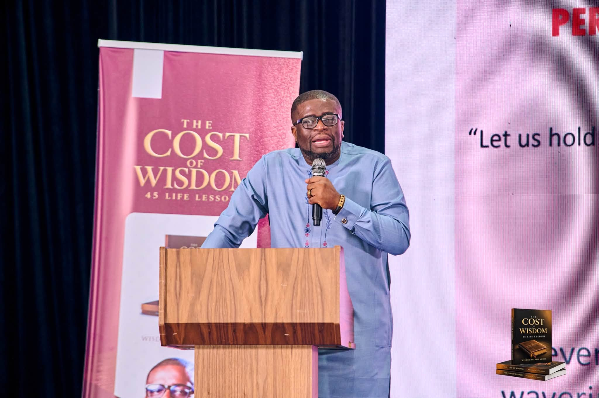 Pastor Wisdom Selasie Addae Unveils New Book, The Cost of Wisdom