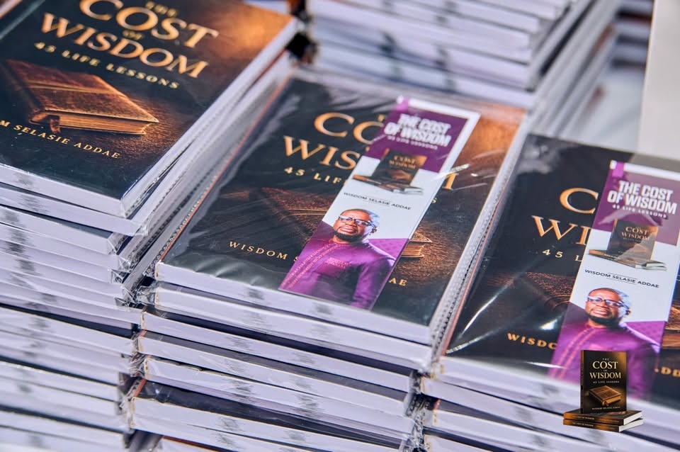Pastor Wisdom Selasie Addae Unveils New Book, The Cost of Wisdom